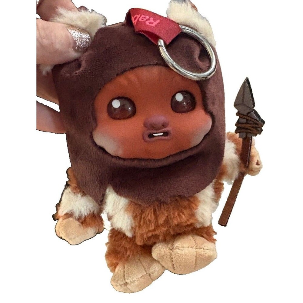 STAR WARS Cosbi Ewok Series 2 Plush Keychain - RABIN -  Ewok Disney - Open Box